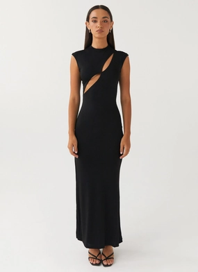 Special Affair Maxi Dress - Black Neutral-Shade