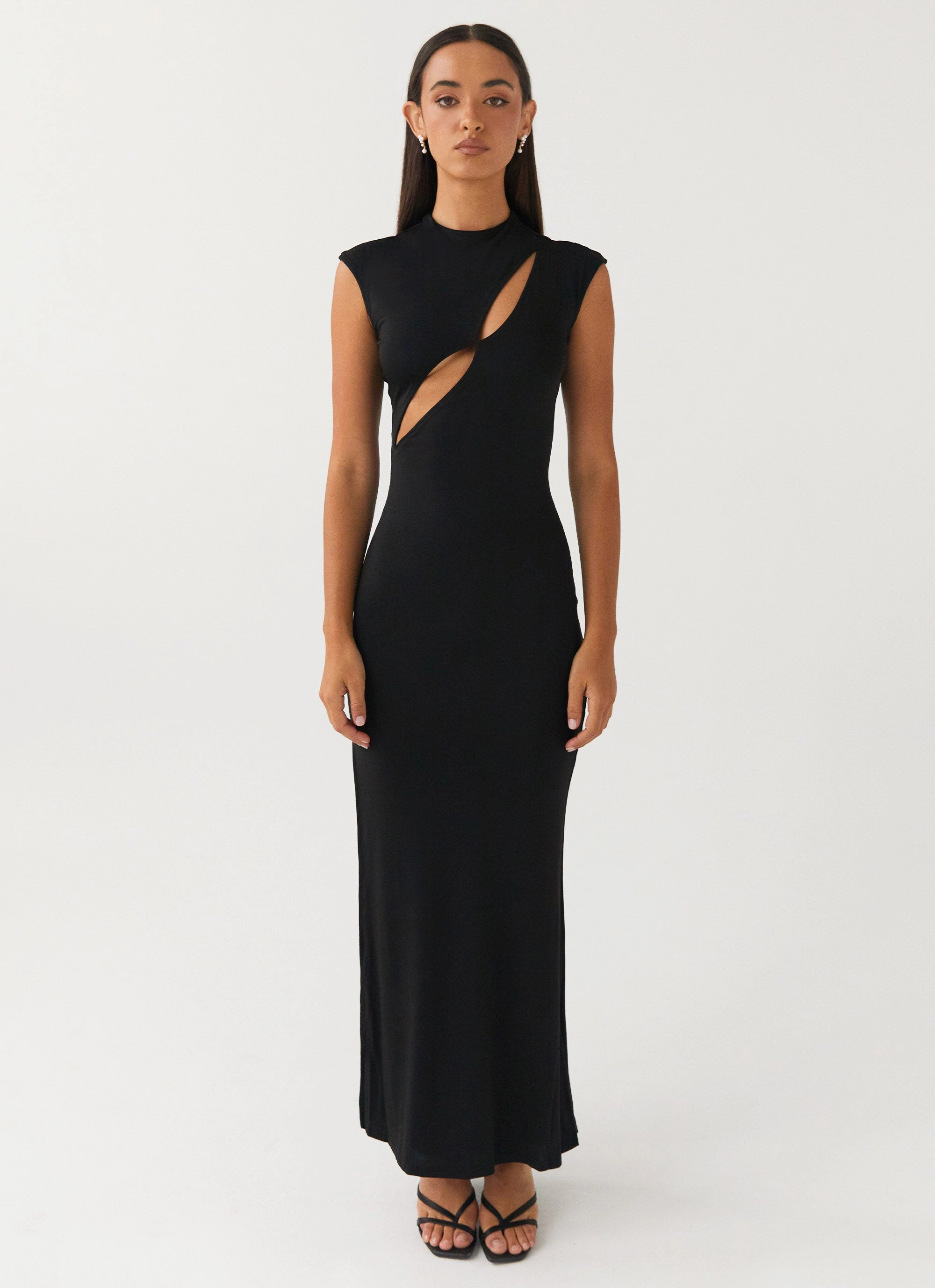 Special Affair Maxi Dress - Black Neutral-Shade