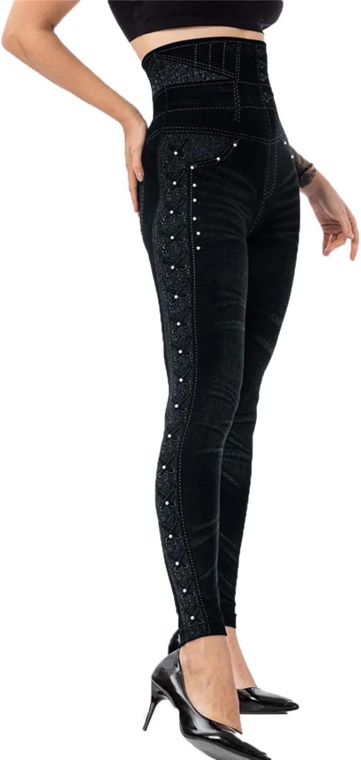 LCMTWX Butt Lifting Leggings for Women Leggings Christmas Pants Slim Long Elastic Pants Butt Lifting Leggings Thermal
