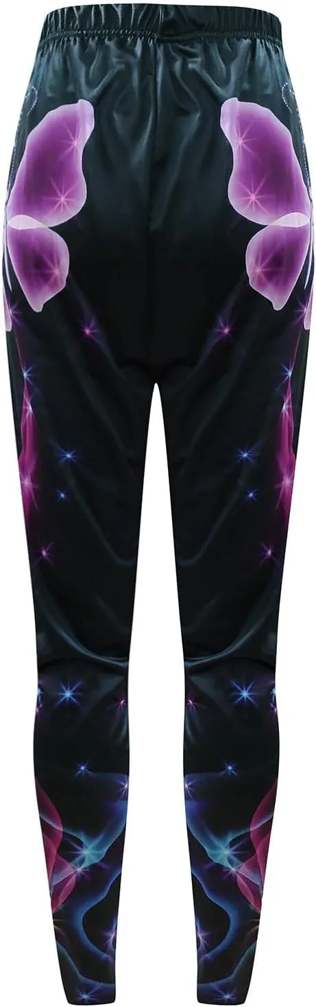 LCMTWX Leggings Sport Pants Yoga Fashion Casual Women High Waist Print Size Pants Leggings