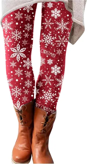 LCMTWX Leggings Sport Pants Yoga Fashion Casual Women High Waist Print Size Pants Leggings