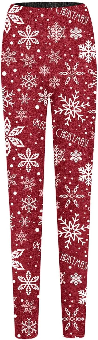 LCMTWX Leggings Sport Pants Yoga Fashion Casual Women High Waist Print Size Pants Leggings