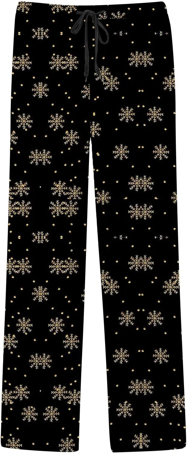 LCMTWX Mens Pants Mens Casual Pants Pajama Pants with Drawstring and Pockets Men's Pants Mens Fleece Pajama Pants Flannel
