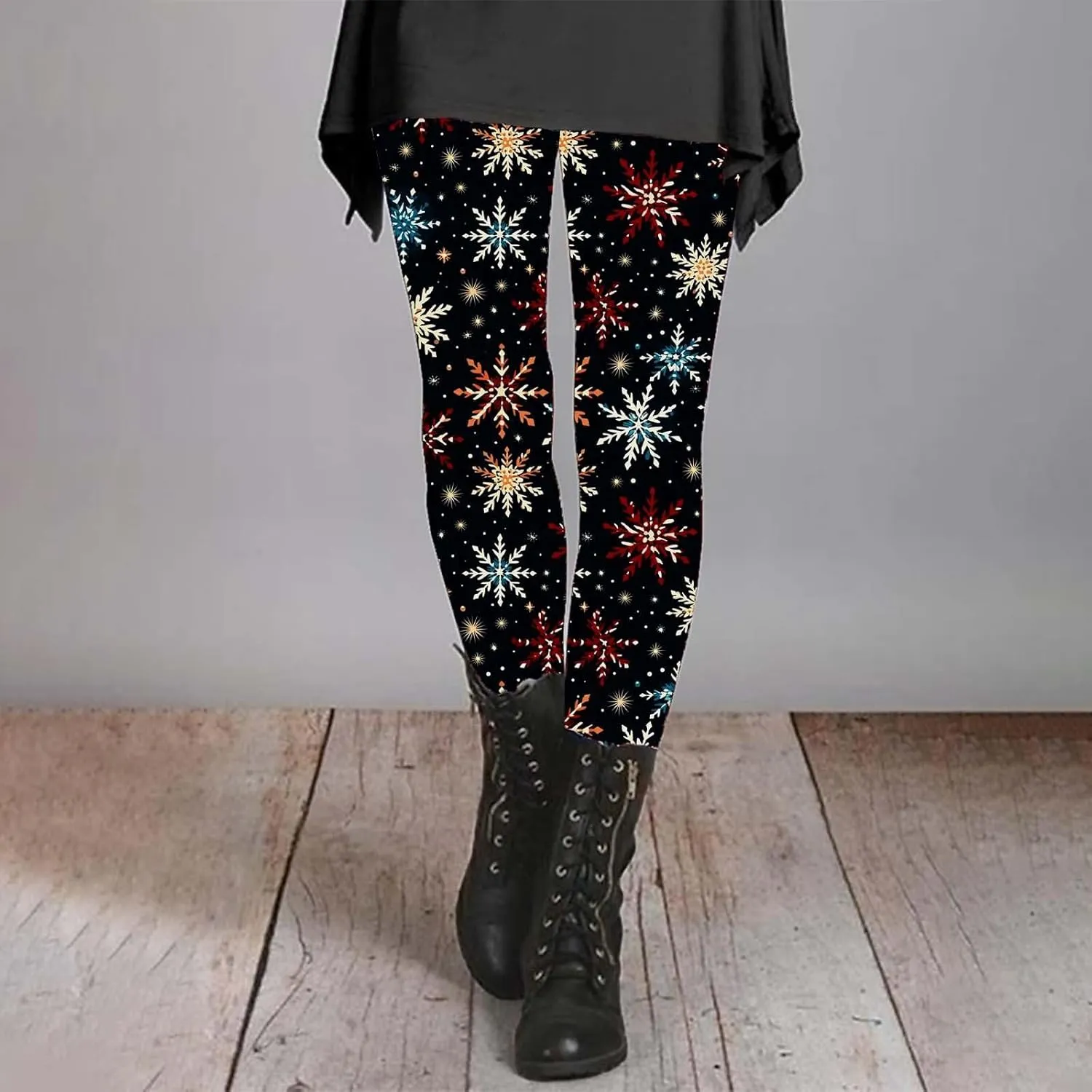 LCMTWX Yoga Wear High Waisted Workout Pants for Women Leggings for Gym Brown Leggings Leggings for Women Soft Christmas