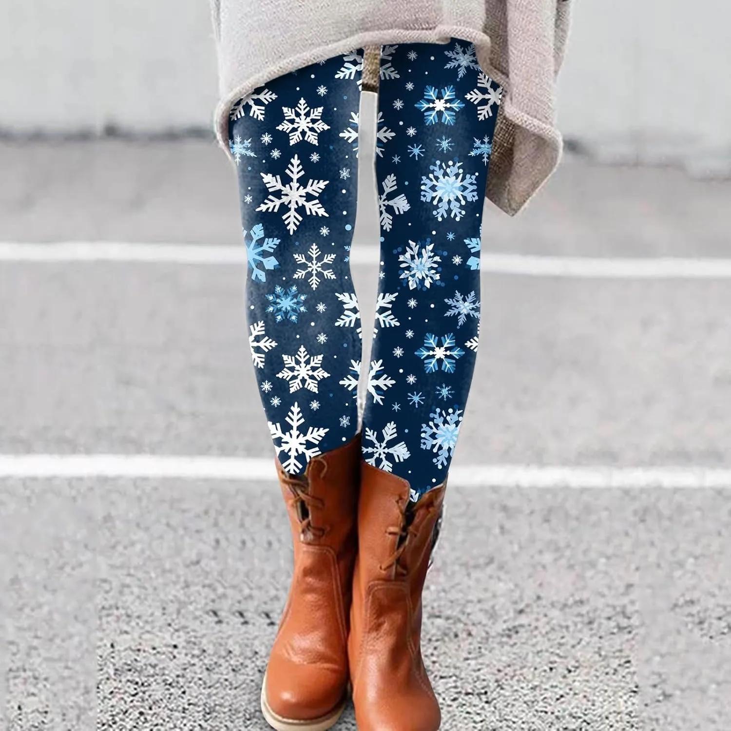 LCMTWX Yoga Wear High Waisted Workout Pants for Women Leggings for Gym Brown Leggings Leggings for Women Soft Christmas
