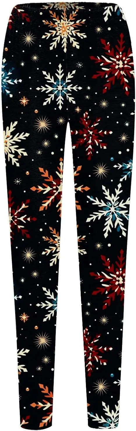 LCMTWX Yoga Wear High Waisted Workout Pants for Women Leggings for Gym Brown Leggings Leggings for Women Soft Christmas