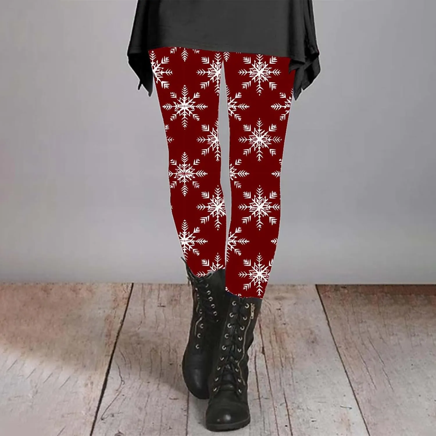 LCMTWX Yoga Wear High Waisted Workout Pants for Women Leggings for Gym Brown Leggings Leggings for Women Soft Christmas