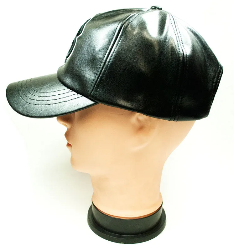 Leather Dollar Sign Cap