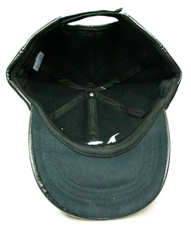 Leather Dollar Sign Cap