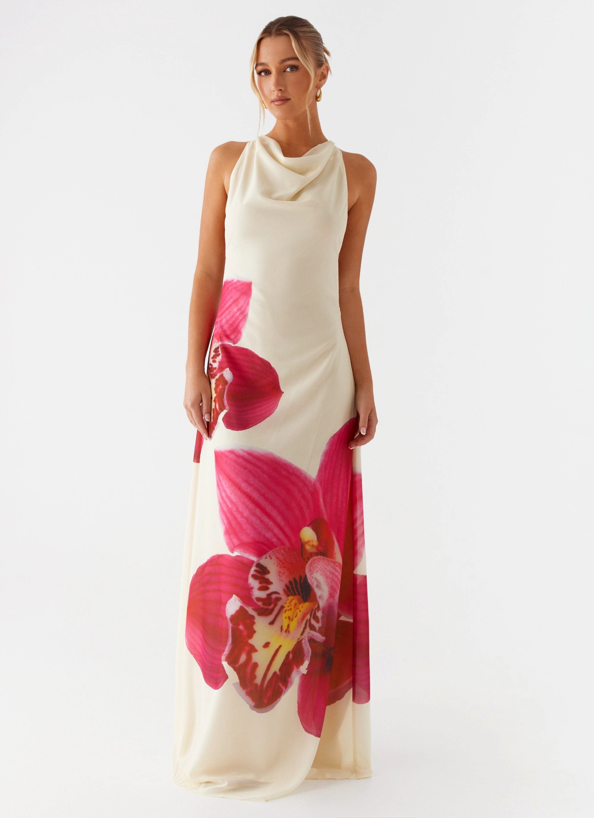 Island Girl Maxi Dress - Yellow Soft fabric piece Rural Charm
