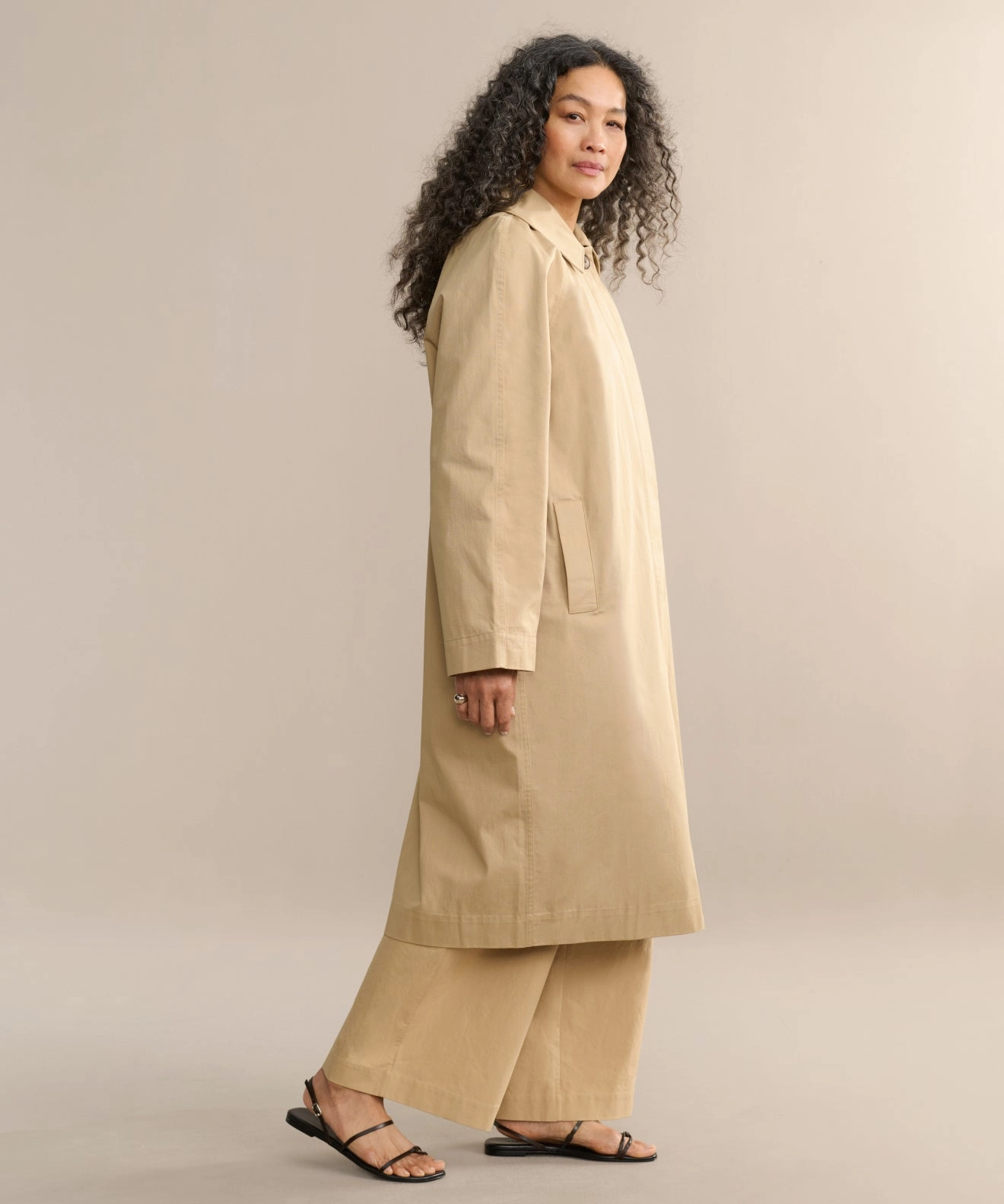 Easy Comfort Sporty Chic Leo Trench Coat