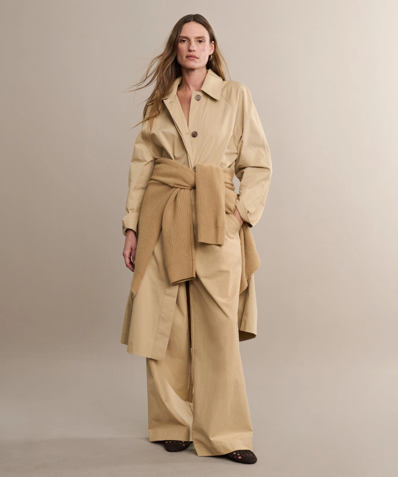 RecycledPolyester Daily Essential Leo Trench Coat