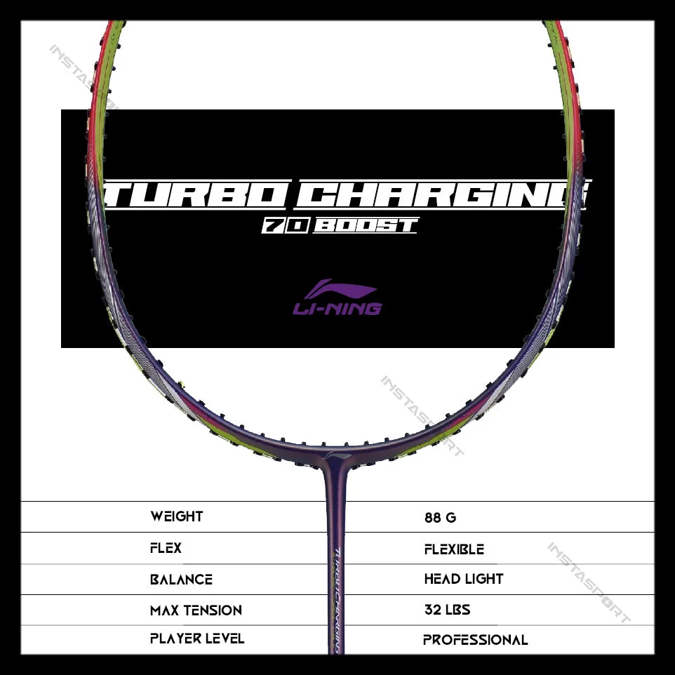 Li-Ning Turbo Charging 70 Boost Badminton Racket (Purple)