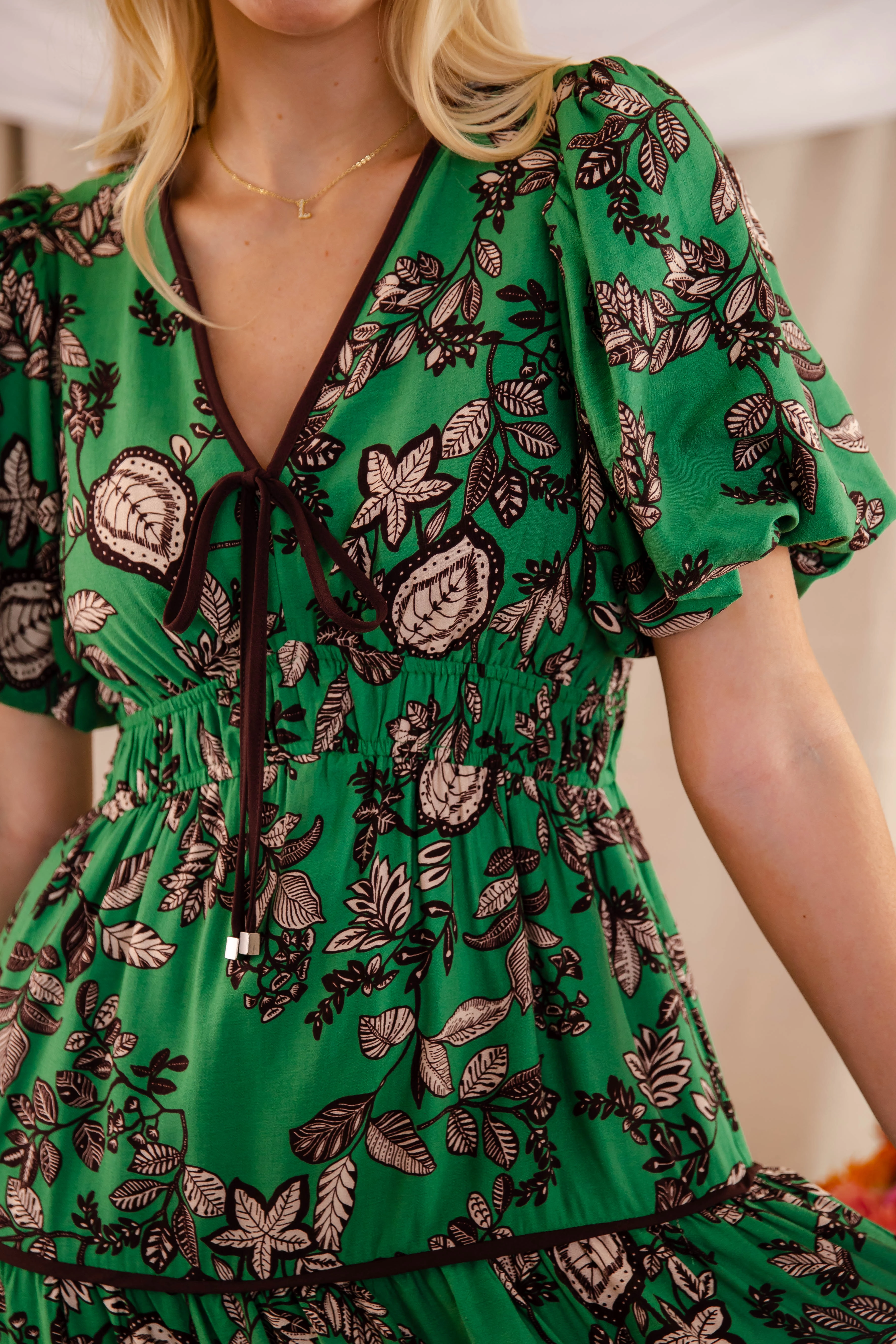 Life Is A Dance Maxi Dress Bold Fashion Elegant Detail