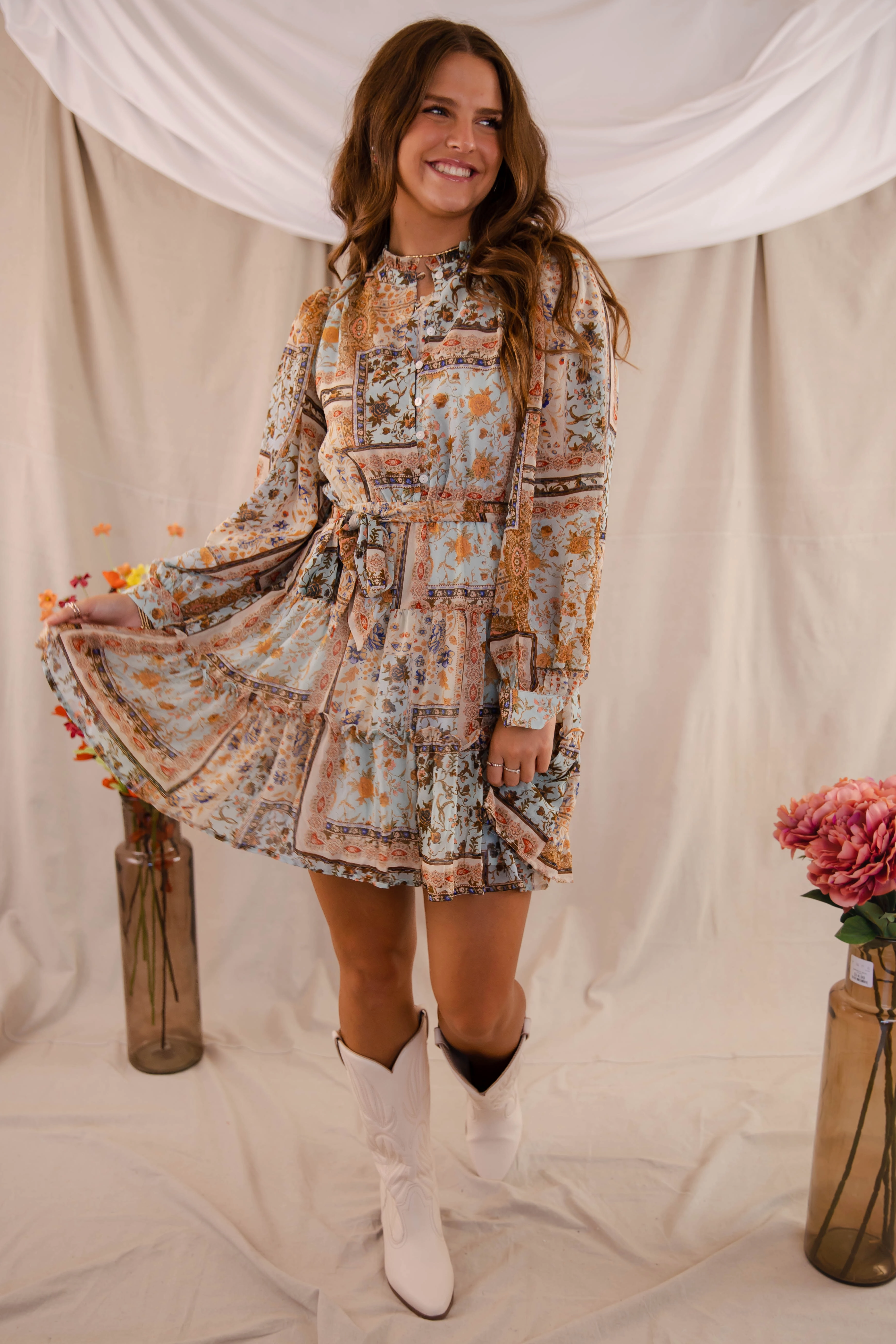 Life Is A Journey Dress Elegant Style Minimal Fit