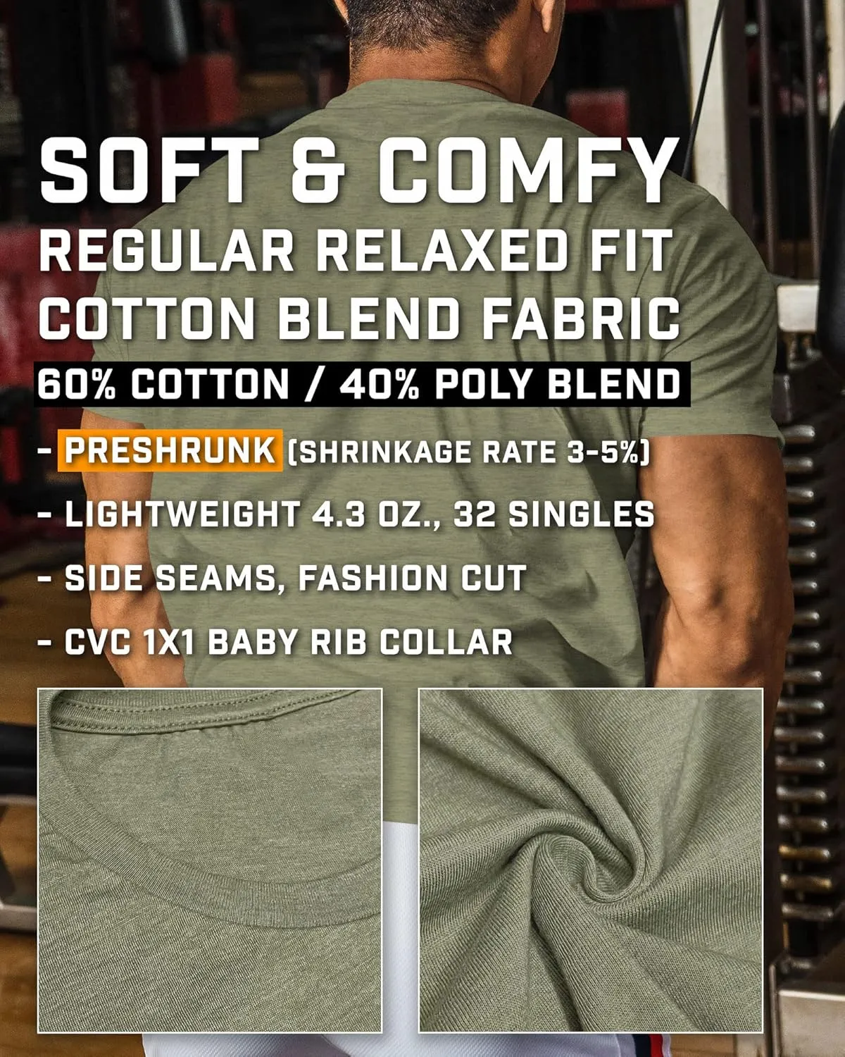 Lift Heavy Motivational Workout Shirts for Men Cool T-Shirt