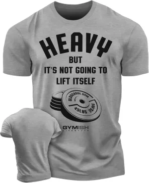 Lift Heavy Motivational Workout Shirts for Men Cool T-Shirt
