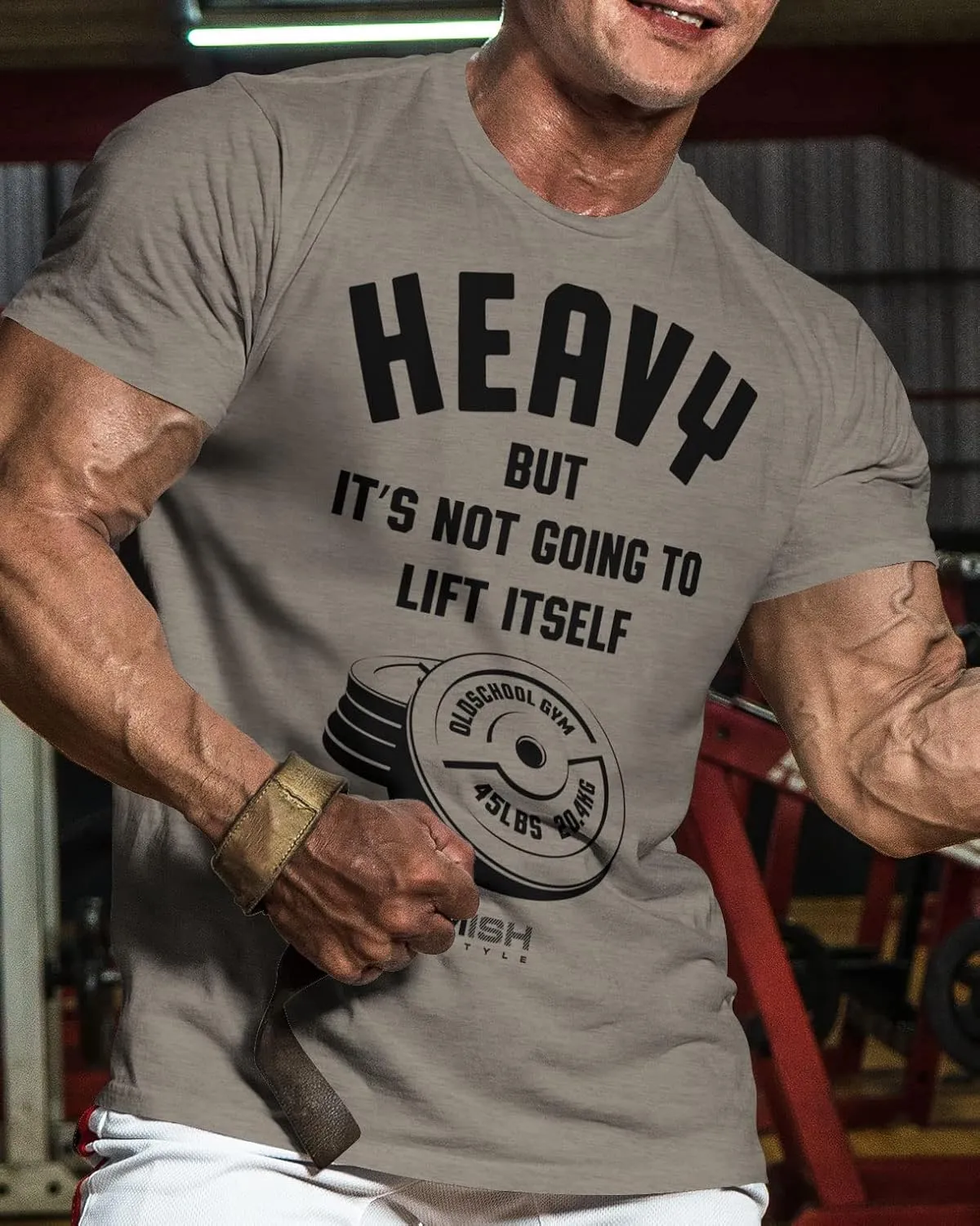 Lift Heavy Motivational Workout Shirts for Men Cool T-Shirt