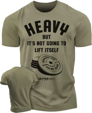 Lift Heavy Motivational Workout Shirts for Men Cool T-Shirt