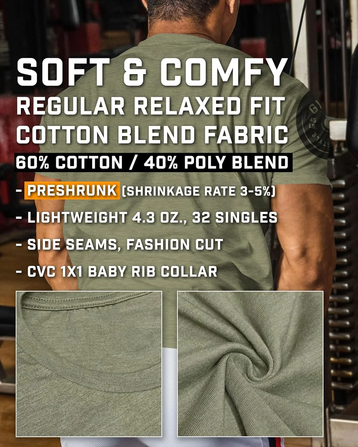 Lift Heavy Motivational Workout Shirts for Men Cool T-Shirt