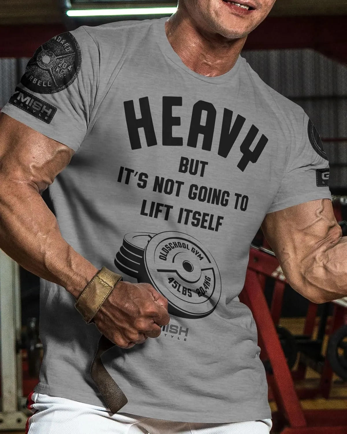 Lift Heavy Motivational Workout Shirts for Men Cool T-Shirt