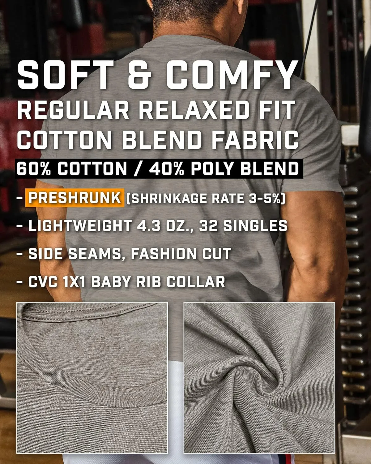 Lift Heavy Motivational Workout Shirts for Men Cool T-Shirt