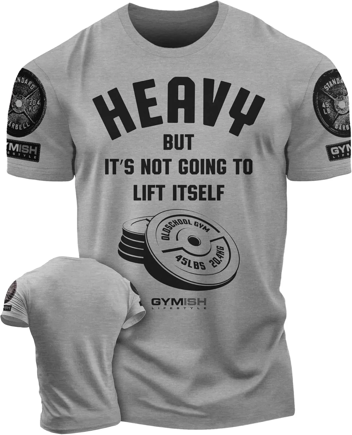 Lift Heavy Motivational Workout Shirts for Men Cool T-Shirt