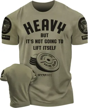 Lift Heavy Motivational Workout Shirts for Men Cool T-Shirt