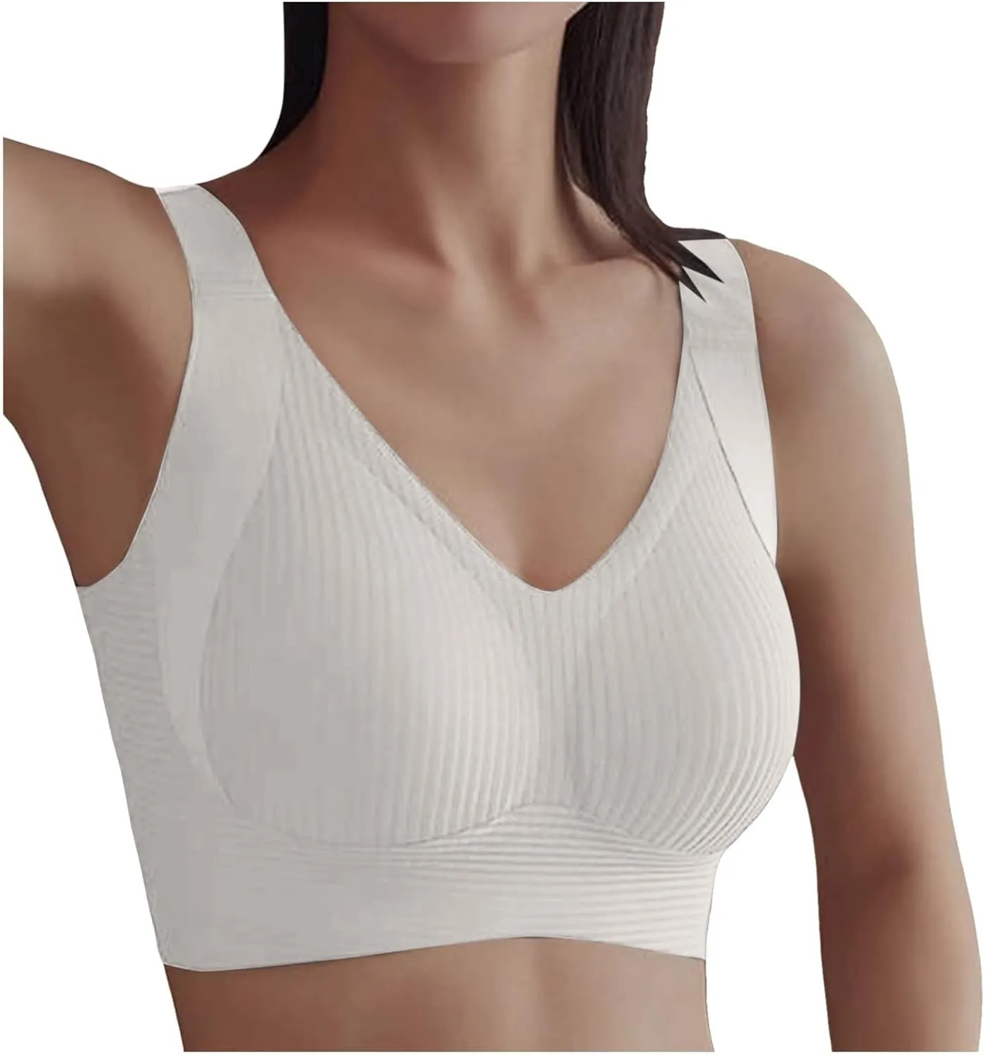 Lifting Bras for Older Women Super Gather Bra Wireless Push-Up Bra -Sagging Bras for Sagging Breasts for Senior