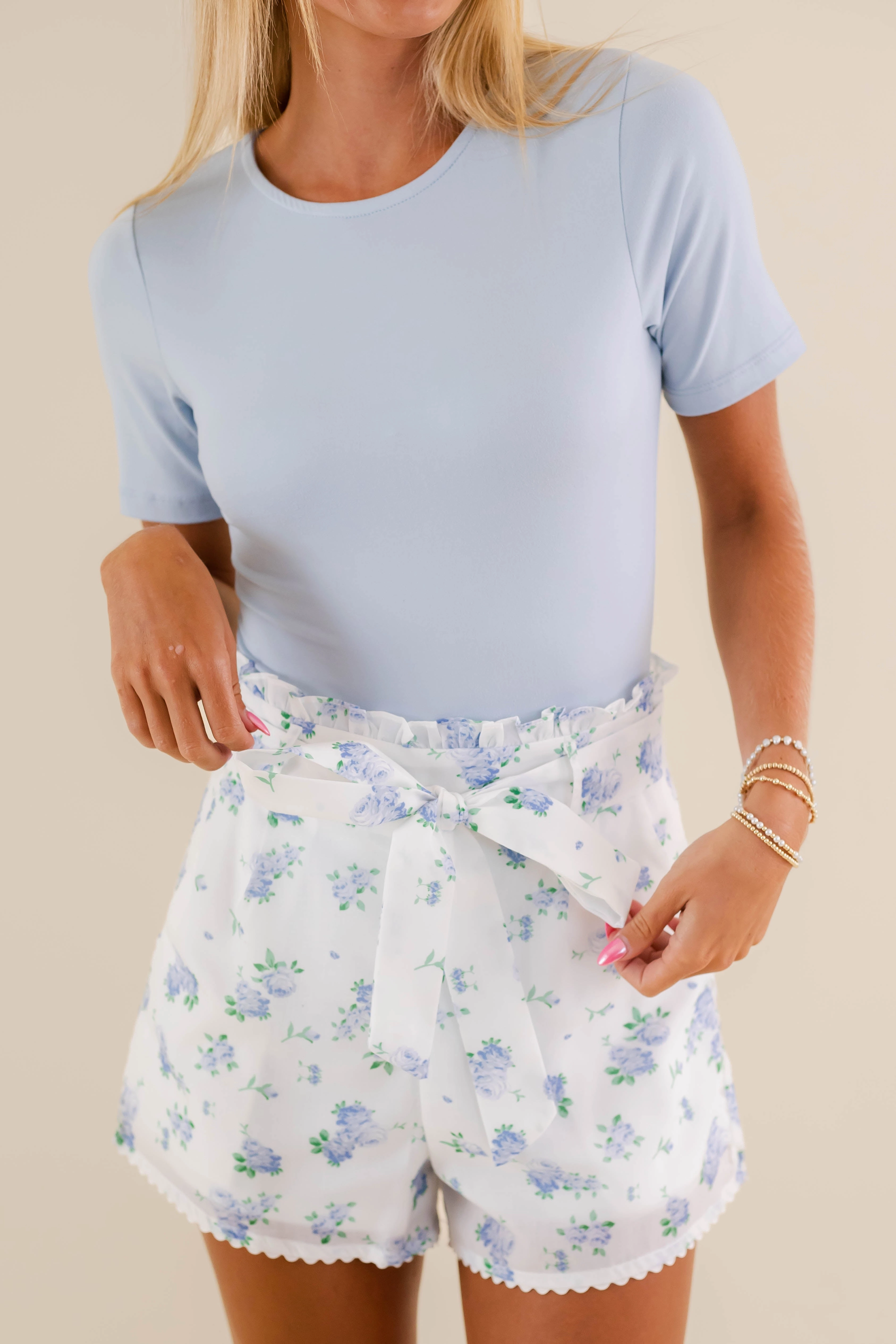 My Dearest Love Shorts elastic waistband