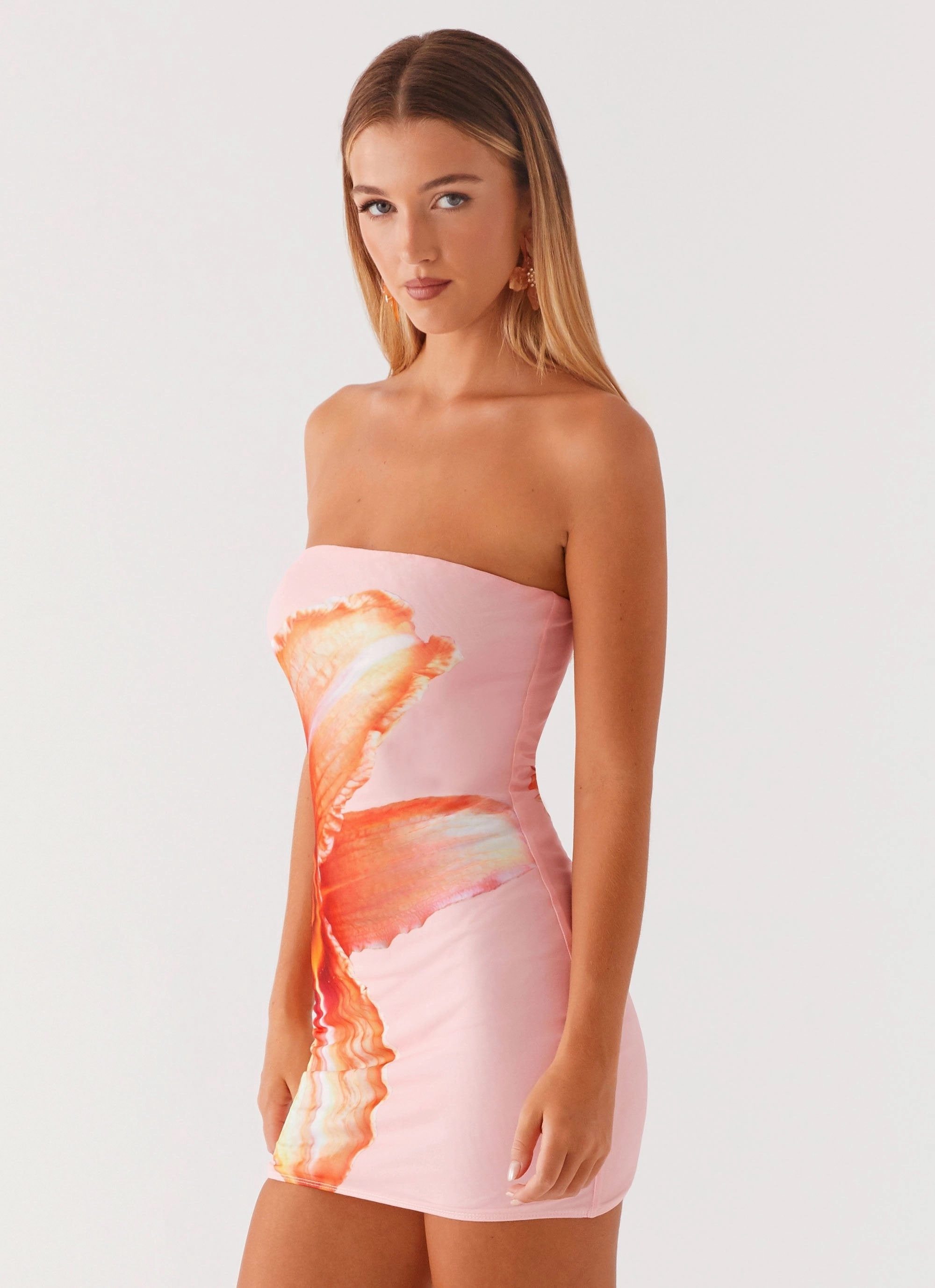 Full Bloom Mini Dress - Pink urban vibe