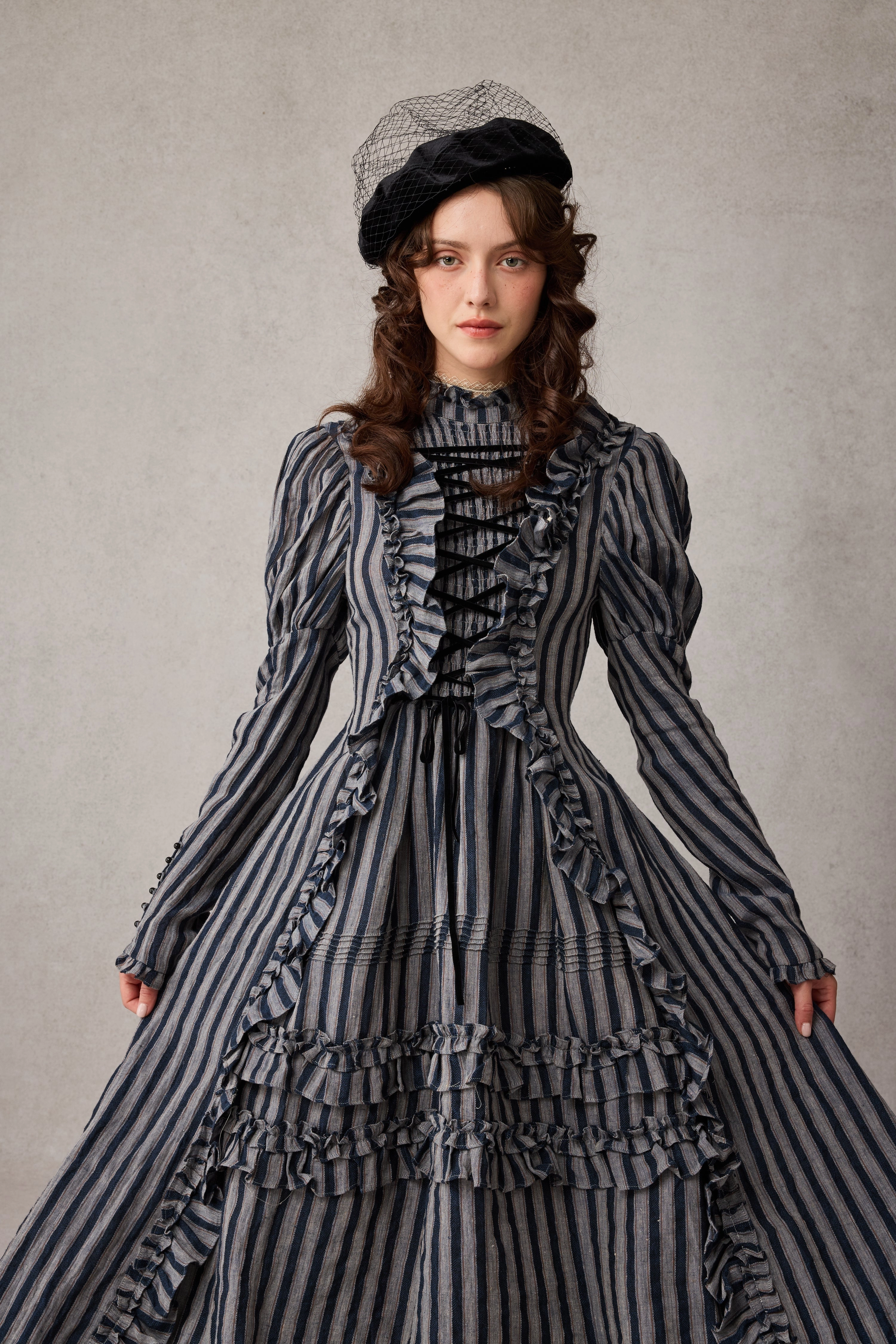 FlexFoamInserts Elizabeth 15 | Victorian Linen Dress