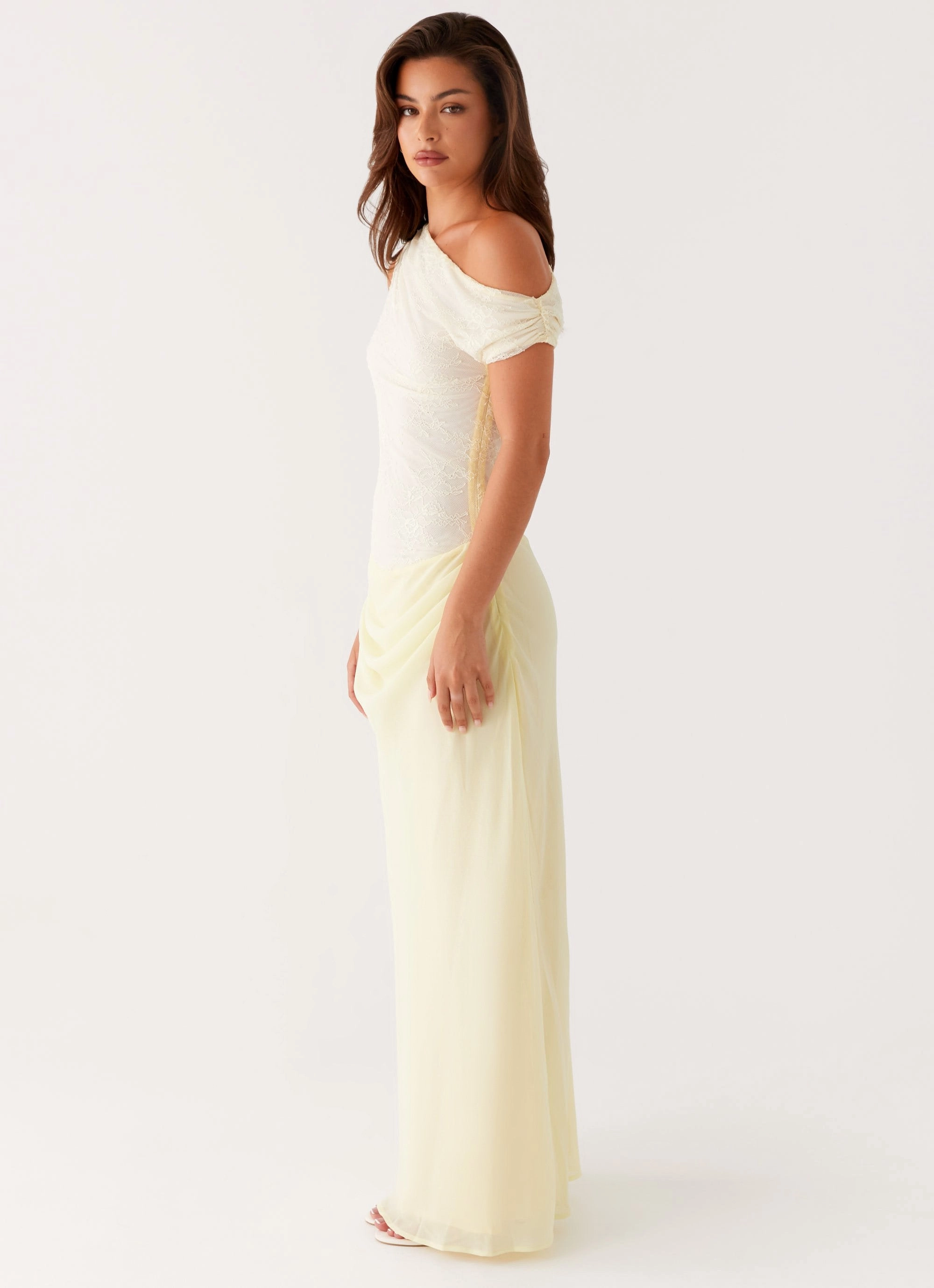 Lili Maxi Dress - Yellow Relax Cut