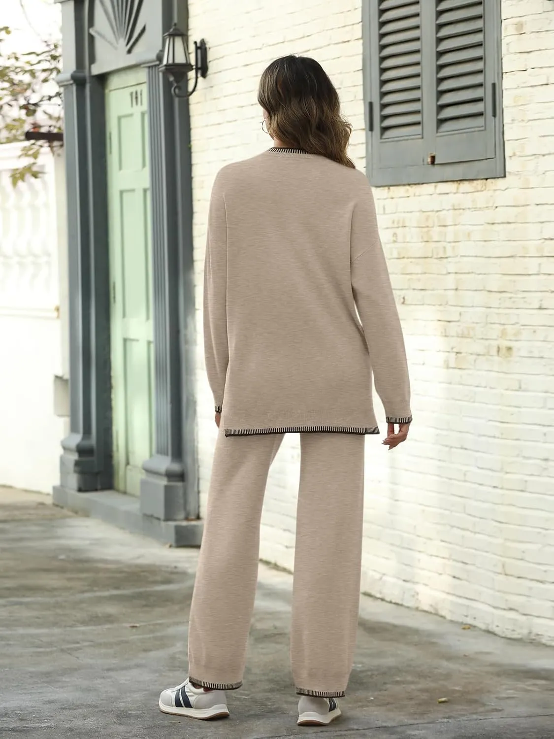 LILLUSORY 2 Piece Knit Lounge Sets Womens Matching Sweater Sets