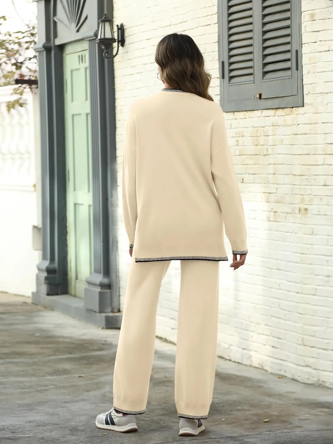 LILLUSORY 2 Piece Knit Lounge Sets Womens Matching Sweater Sets