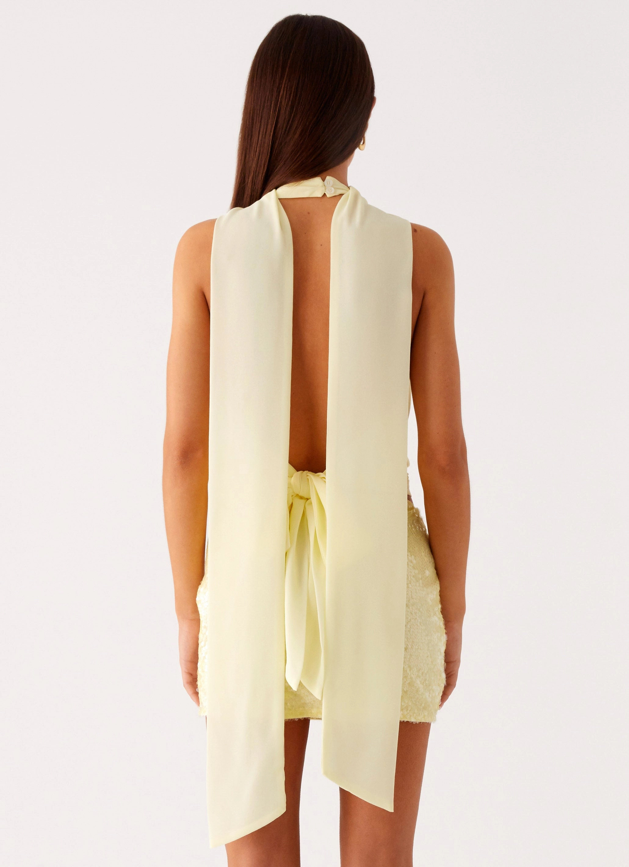 Lilo Scarf Top - Yellow BondedSeams