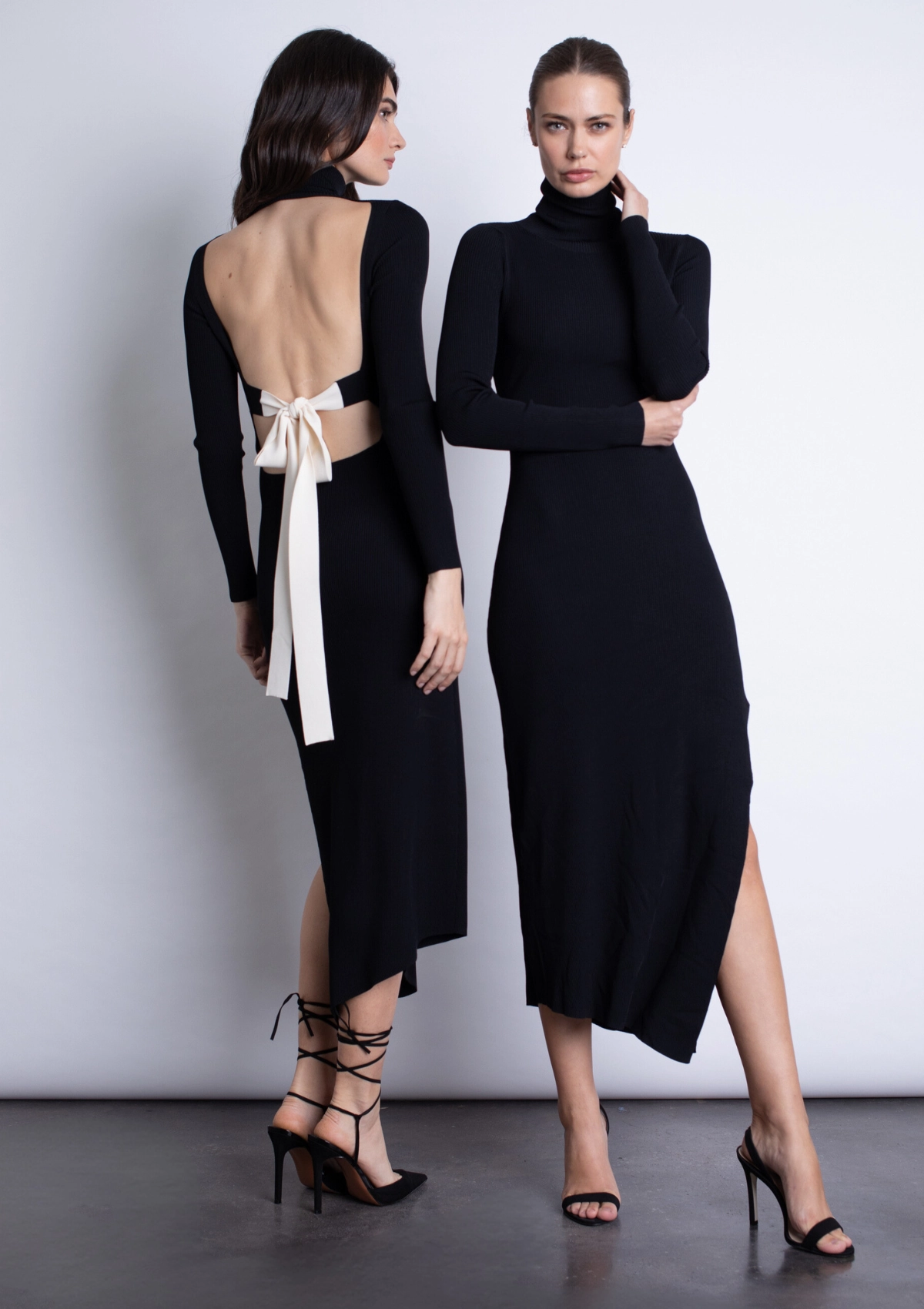 Polished Look Nicole Midi Knit Dress