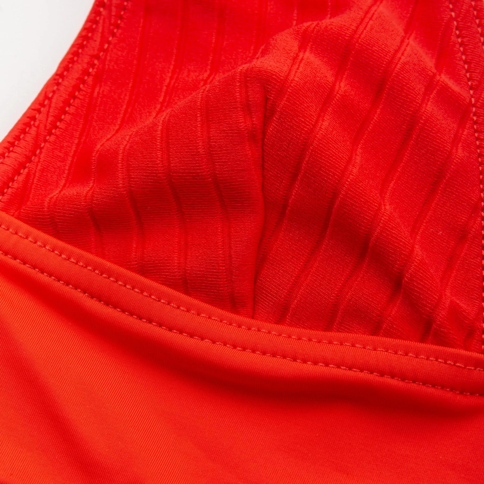 Lined Up Remi Plunge Triangle Bikini Top