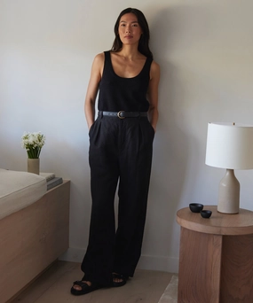 Linen Kyle Trouser WrinkleResistantMaterial