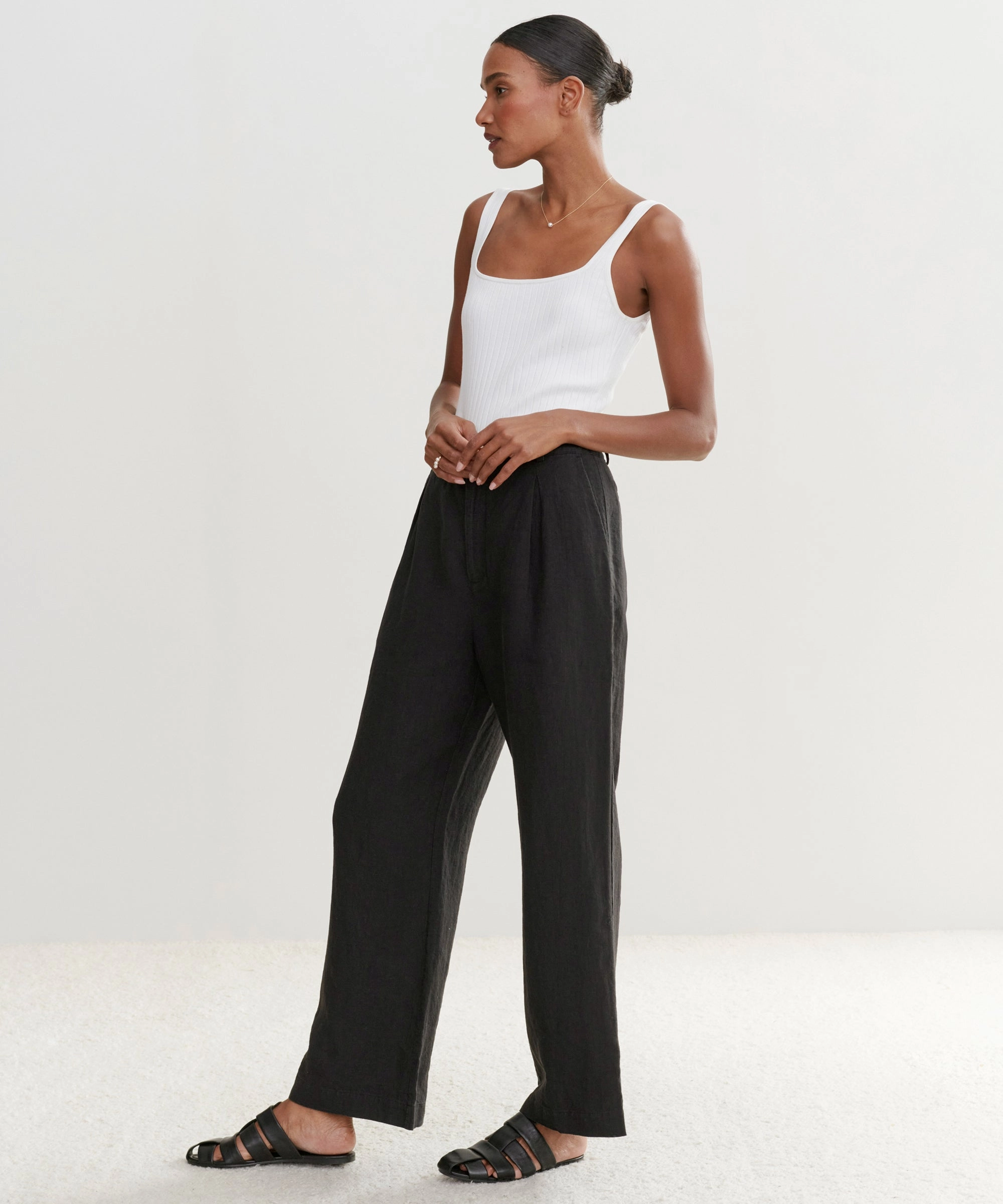 Outdoor Fit Linen Kyle Trouser