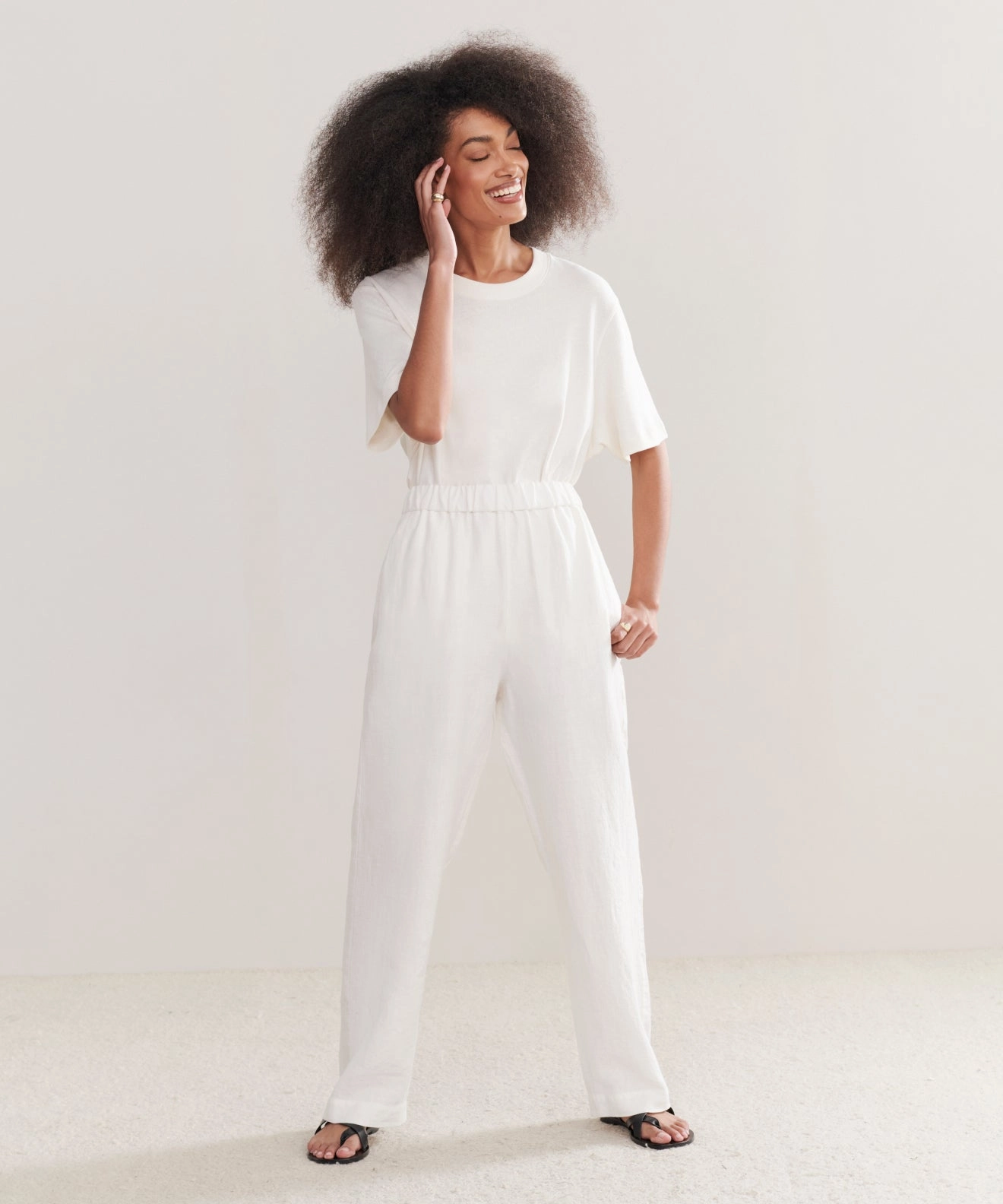 Linen Logan Pant Free Movement DurableBartack