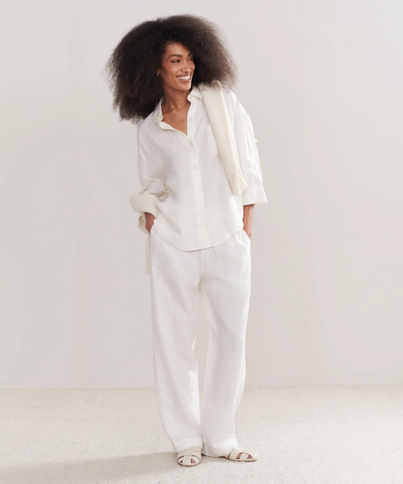 Layer Comfort Linen Logan Pant
