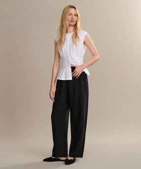 Breathable Comfort Design Smart Stretch Linen Logan Pant