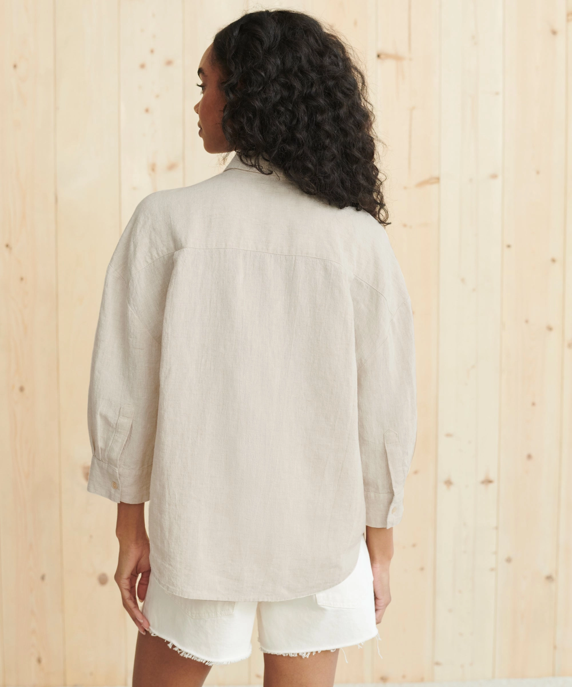 AllPurposeWear Adjustable Fit System Linen Logan Shirt