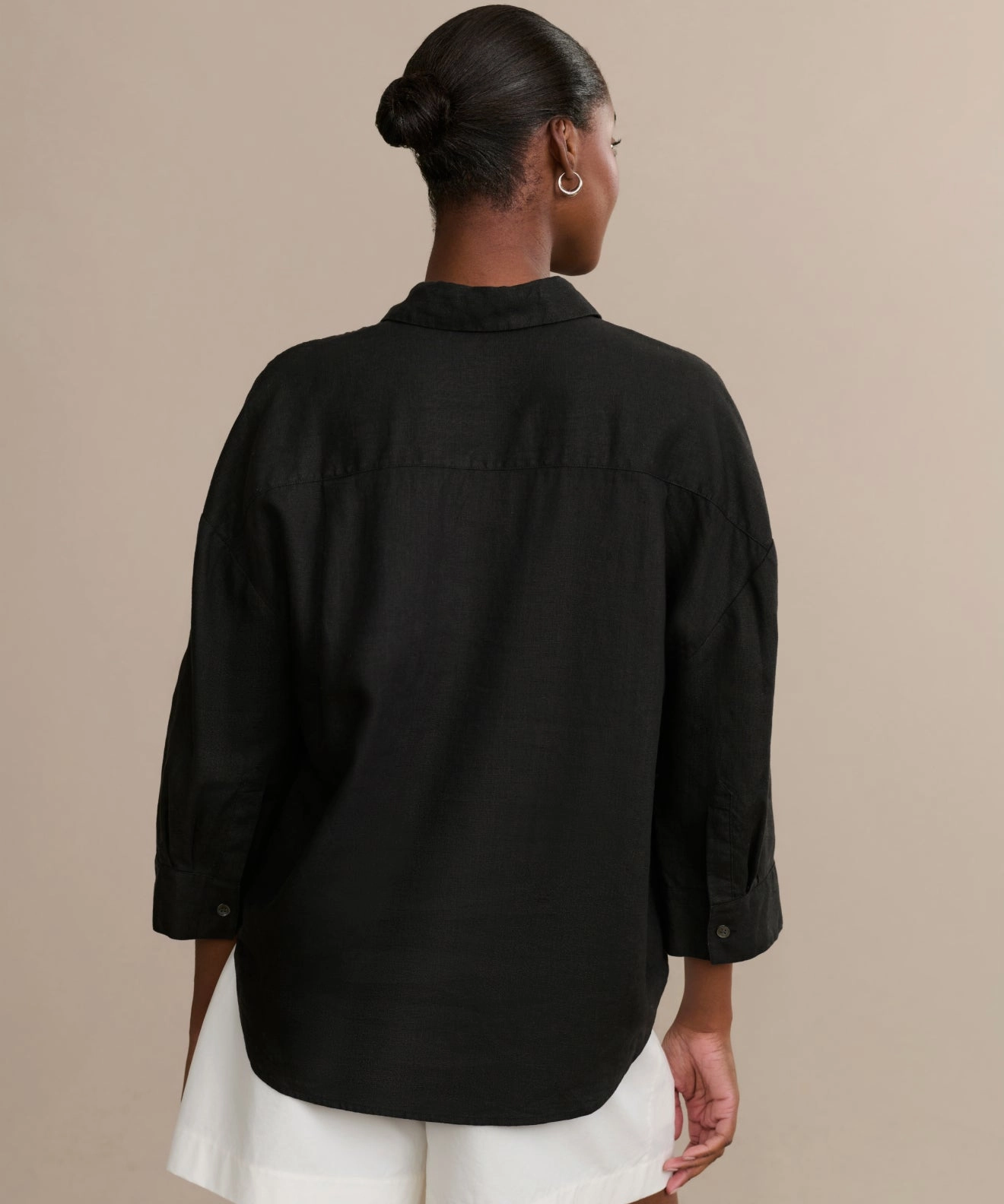 Linen Logan Shirt Buttery Soft Handfeel Sporty Tee