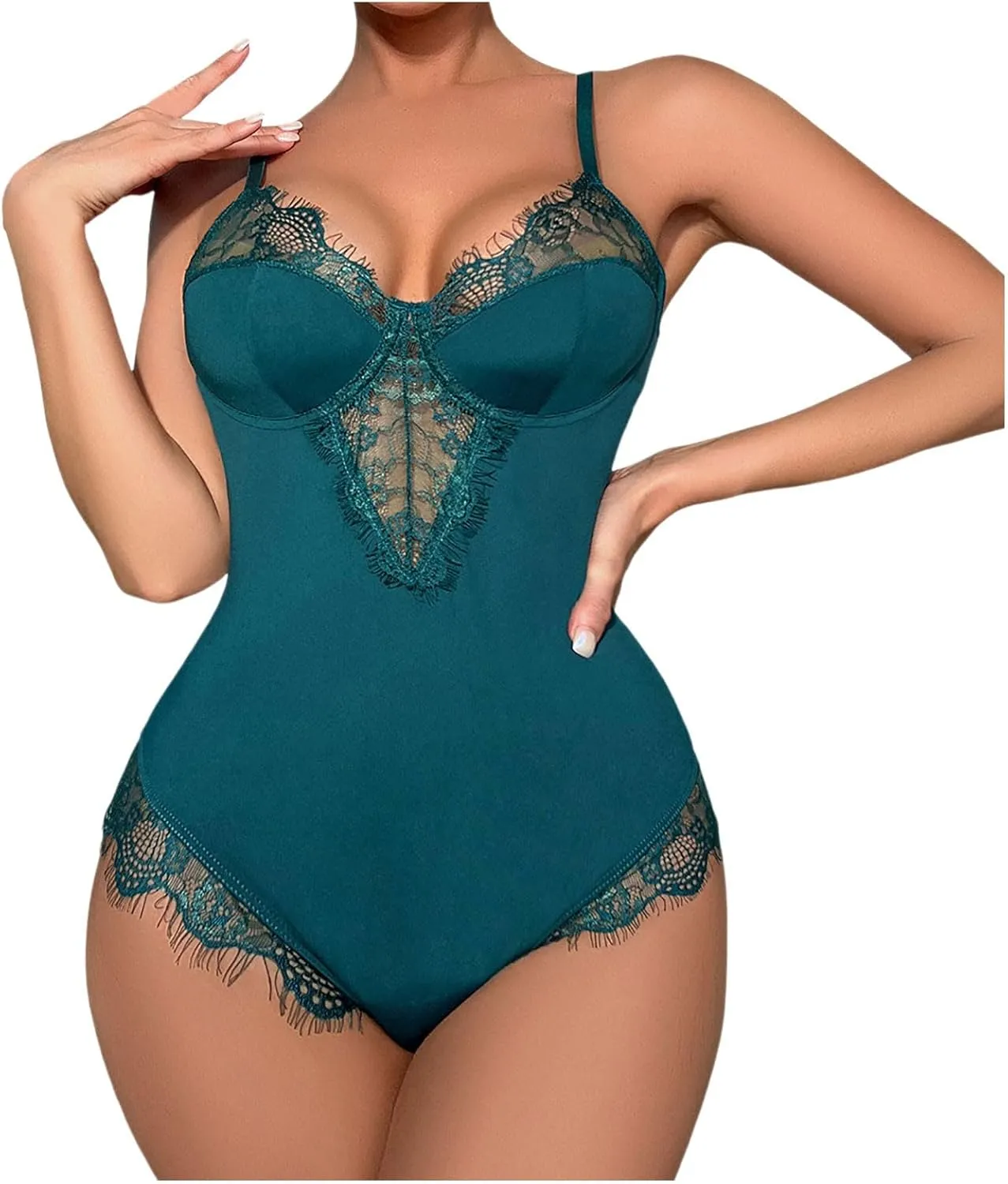 Lingerie Corset Lingerie Set Skimpy One Piece Teddies Comfy Lingerie Underwear Lace Sexy for Women Lingerie Set Teddy