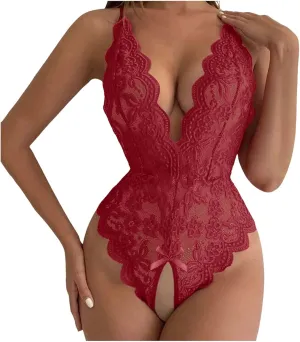 Lingerie Corset One Piece Lace Bodysuit Lingerie for Women for Sex Play Women's Exotic Lingerie Sets Lingerie Teddy