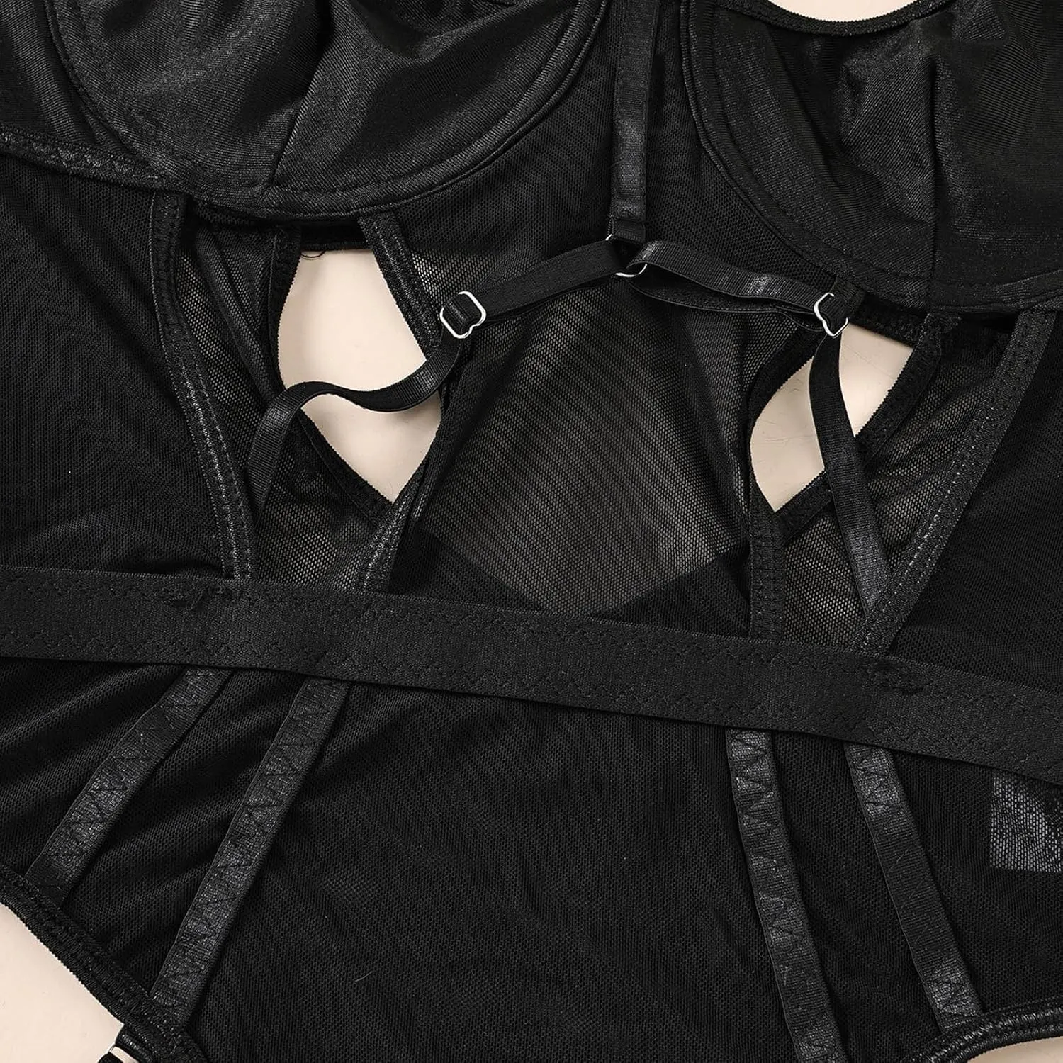 Lingerie Set for Women Sexy Out Lingerie Role Playing Three Piece Lingerie