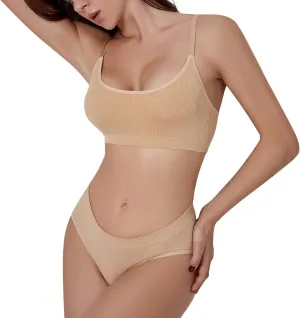 Lingerie Set Women's Sexy Lingerie Solid Bralette and Set Sexy Bra and Panty Sets Sexy Babydoll Underwear