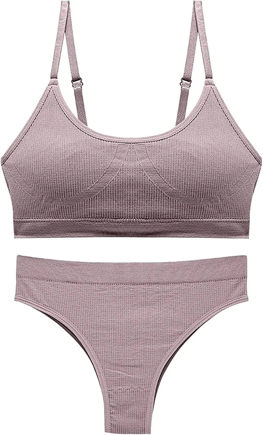 Lingerie Set Women's Sexy Lingerie Solid Bralette and Set Sexy Bra and Panty Sets Sexy Babydoll Underwear